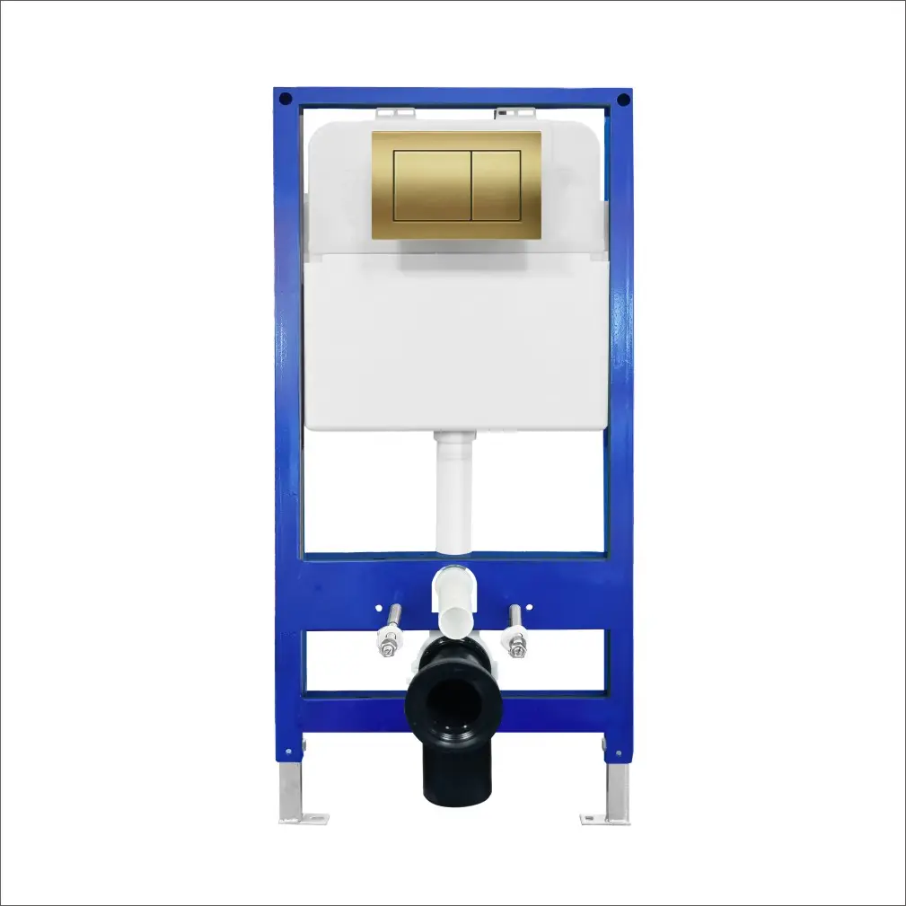 Top Wall-mounted Lower Height Toilet Cistern Tank For Wall Hung Toilet Button Installation dual push flush concealed cistern