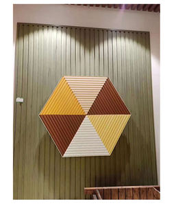 Wpc壁装飾用工場防水モダンWpcパネル<span class=keywords><strong>PVC</strong></span>ウッドWPC壁天井パネル5年以上150a - Product Image 2