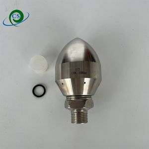 Paslanmaz çelik 1/2 "1" yüksek basınçlı kanalizasyon borusu temizleyici bloke drenaj yıkayıcı jeti püskürtme memesi - Product Image 2