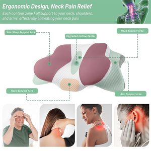 Lianda P-100 loại mới Ergonomic chỉnh hình cổ tử cung đường viền OEM ODM chức năng khác giường Bộ nhớ bọt gối - Product Image 2