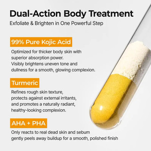 Spray Exfoliant Corps et Visage Exclusif Transfrontalier à l'Acide Kojique et au Curcuma, Hydratant et Lissant pour Femmes, Tous Types de Peau - Product Image 5