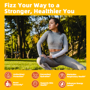 OEM/ODMビタミンC + 亜鉛オレンジ味肌に輝く美容ビタミンサプリメントビタミンc発泡性錠剤 - Product Image 4