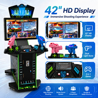 Vente en gros usine : Machine de jeu d'arcade simulateur de tir Alien Extermination avec écran LCD 42 pouces, à monnayeur, pour parcs d'attractions