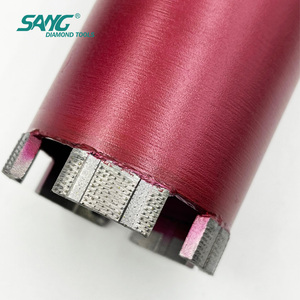 Mata Bor Inti Berlian 62MM Arix Turbo Segment Laser Welded untuk Pemotongan Beton Bertulang dan Pengeboran Batu, Mendukung OEM - Product Image 1