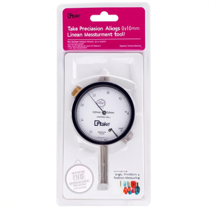 Indicador de Precisión Analógico con Dial, 0-10 mm, Resolución de 0.01 mm, Herramienta de Medición Lineal - Product Image 2