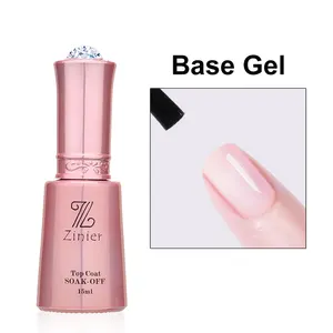 QS nail art soak off led uv transparent any color 15 ml Extra Strength base coat nail gel