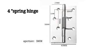 Bisagra de acero inoxidable, resorte de cierre automático para puerta, el fabricante proporciona directamente el cierre - Product Image 4