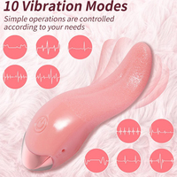 Klitoris G-Punkt Brustwarzen Massage gerät Vaginal Anal Brust Sex Zunge lecken Vibrator Spielzeug für weibliche Masturbation