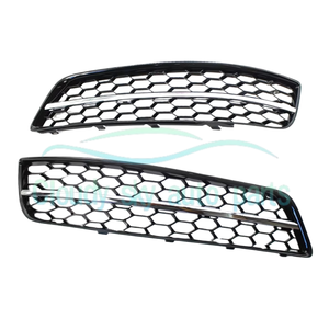 Accessoires de voiture de haute qualité, cadre de phare antibrouillard LED pour pare-chocs avant, grilles en nid d'abeille pour <span class=keywords><strong>A3</strong></span> 8P ABS noir argenté <span class=keywords><strong>2007</strong></span>-2012 - Product Image 2
