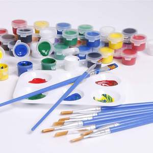 <span class=keywords><strong>Pinceaux</strong></span> à peinture en nylon rond et plat, 60 pièces, petits <span class=keywords><strong>pinceaux</strong></span> en plastique pour la peinture de détail - Product Image 5