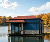 Maison modulaire préfabriquée portable, 2 chambres, 1 salle de bain, mini-maison mobile pour habitation, bureau, hôtel
