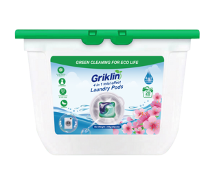 20 штук по 20 г, одноразовые экологичные капсулы для стирки, эффективное удаление пятен, экологически чистые капсулы для стирки белья - Product Image 2