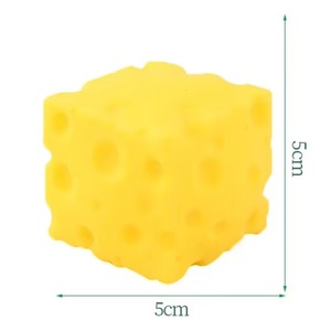 Jouet anti-stress en forme de fromage à remontée lente, jouet sensoriel pour l'ADHD, jouet alimentaire pour soulager le stress - Product Image 6