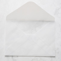 Enveloppes de mariage en papier parchemin de velours transparent givré en stock, offre spéciale