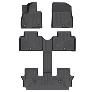 Tapis de sol de voiture imperméables, anti-dérapants, personnalisés, sans odeur, en TPE, nouvellement améliorés, pour <span class=keywords><strong>Ford</strong></span> Explorer Expedition <span class=keywords><strong>Mach</strong></span>-E Bronco - Product Image 1