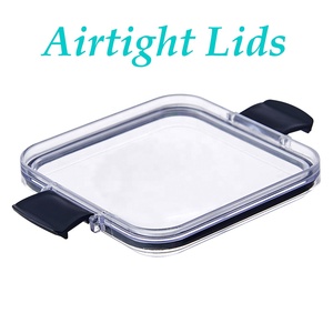 Recipientes Herméticos para Almacenamiento <span class=keywords><strong>de</strong></span> Alimentos con Tapas, Plástico, para <span class=keywords><strong>Cereales</strong></span>, Harina, Azúcar, Almacenamiento <span class=keywords><strong>de</strong></span> Alimentos para Fiestas - Product Image 4