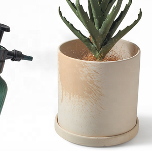 Vaso Moderno Rotondo in Porcellana Non Smaltata per Piante <span class=keywords><strong>Succulente</strong></span>, <span class=keywords><strong>Giardino</strong></span> Domestico, Verticale, Vendita all'Ingrosso - Product Image 2