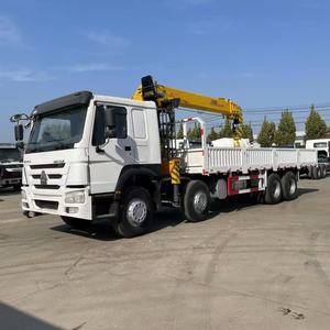 कारखाने की कीमत 3.2 टन 4 टन 6.3 टन ट्रक माउंटेड क्रेन हाइड्रोलिक टेलीस्कोपिक बूम जीब क्रेन - Product Image 2