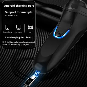 Sakal düzeltici şarj edilebilir erkek tıraş makinesi yüz tedavisi taşınabilir erkekler traş makineleri - Product Image 4