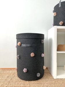 Adorabili cestini pieghevoli in feltro per cameretta o ufficio per bambini-per biancheria da bucato o giocattoli ostacolano decorazioni per la <span class=keywords><strong>casa</strong></span> - Product Image 2
