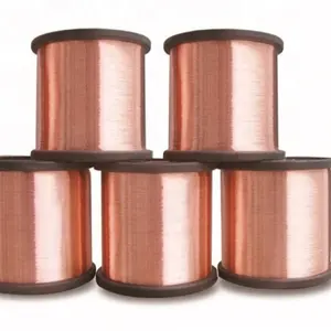 0.08mm-8.00mm solid copper clad aluminum cca wire for electric cable
