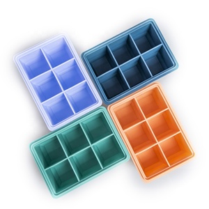 À Libération facile en gros <span class=keywords><strong>cuisine</strong></span> 6 cavité plateaux à glaçons en silicone <span class=keywords><strong>de</strong></span> grande taille pour le whisky - Product Image 6