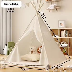 Hot Bán Teepee Lều Xách Tay Trẻ Em Chơi Lều Trong Nhà Ngoài Trời Cô Gái Công Chúa Đồ Chơi Lều - Product Image 6