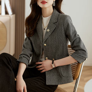 Nuevo Conjunto de Blazer Clásico para Mujer <span class=keywords><strong>2023</strong></span>, Blazer Elegante de Talla Grande para Negocios, Chaqueta para Mujer - Product Image 6