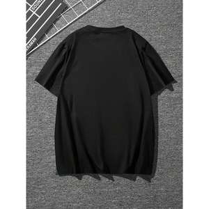 Camiseta de Manga Corta con Cuello Redondo y Estampado Cruzado para Hombre, Estilo Casual Urbano, Jersey de Verano - Product Image 2