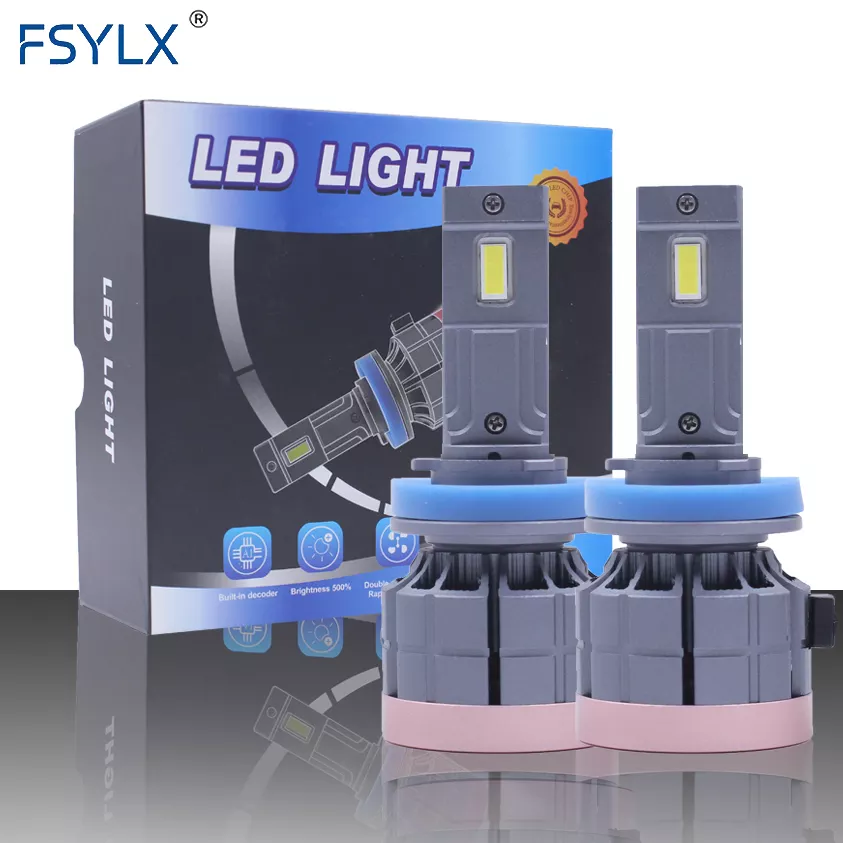 FSYLX 130W 13000LM H7 H4 Светодиодные Автомобильные фары F5D светодиодных фар для авто фары лампы H1 H3 H7 H11 9005 9006 H13 9007 H4 Автомобильные светодиодные фары