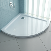 Receveur de douche en acrylique/ABS de style moderne de haute qualité 1200x800x50mm, capacité 250kg, avec drain linéaire pour salle de bain
