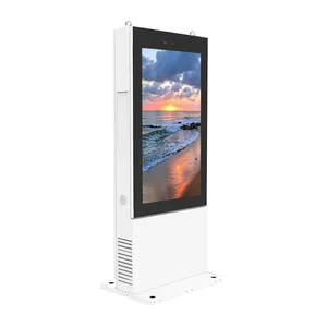 55 Zoll IP65 wasserdicht Outdoor-Informations kiosk LCD-Werbe bildschirm Digital Signage Display Totem Outdoor