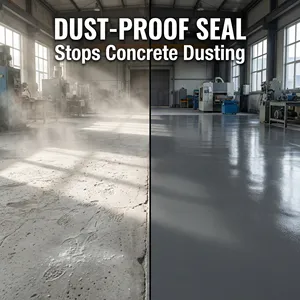 Revêtement de sol à base d'eau, séchage rapide, faible odeur, antidérapant, anti-poussière, imperméable, résistant à l'abrasion, pour sols d'usine et d'entrepôt - Product Image 6