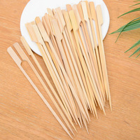 Brochettes en bambou écologiques - Style pagaie pour la cuisine, la décoration de cocktails et de sushis, accessoires de barbecue pour restaurants