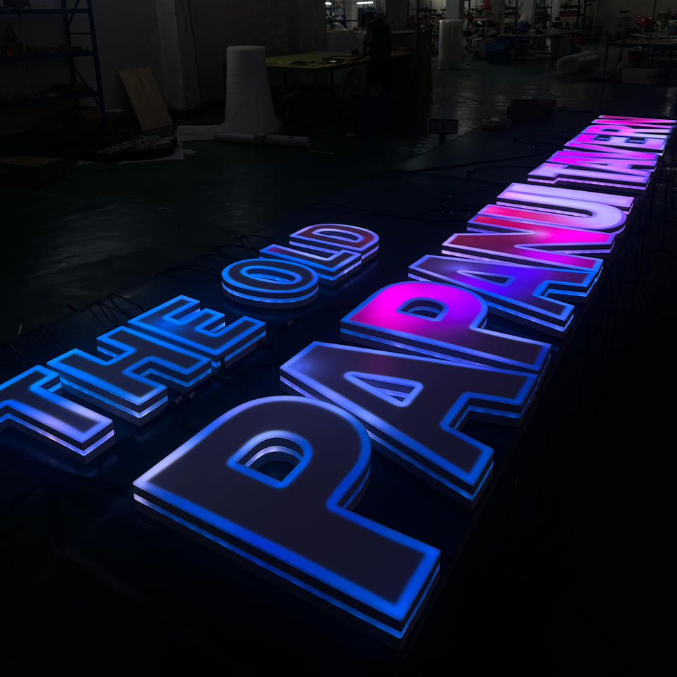 3d Sign Board Letter Outdoor Led Lighted Sign Rgb Channel Letter ...