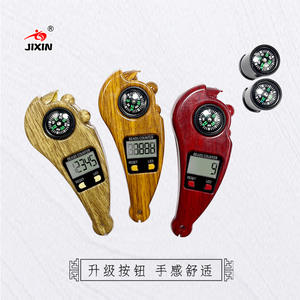 เคาน์เตอร์นับจำนวนแบบพกพา Jixin ลายไม้ พร้อมเข็มทิศ LED และตัวนับแบบลูกบอล สำหรับจับถือ - Product Image 5