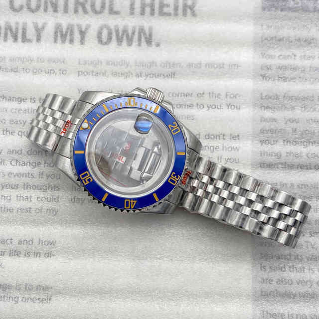 Luxury Wrist Metal Watch Parts Manufacturer NH35 NH36 8215 ETA 2824 Mechanical 40mm 316 Stainless Steel Sapphire Watch Case