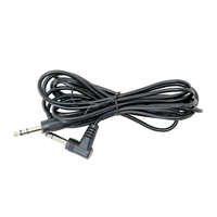 Câble de raccordement professionnel double jack 6,35 mm 3M court FDC-CL3 noir – Accessoire d'instrument de musique de qualité studio d'enregistrement