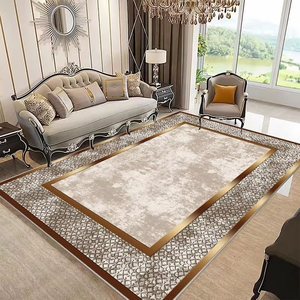 Tapete Grande 3D Geométrico Tecido para Escritório e Hotel, Tapete Inovador para Casa, Fabricado à Máquina, Tapetes de Chão de Látex e Poliéster Retangulares Jiazhou - Product Image 2
