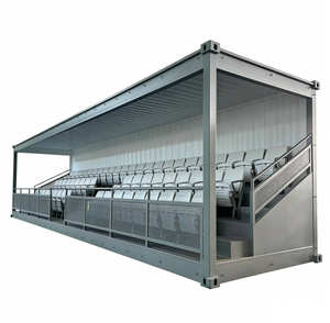 Tribuna Modular para Estadio, Tipo Contenedor, 20GP 40HC, para Club Deportivo, 63 Asientos, <span class=keywords><strong>Gradas</strong></span> Interiores y Exteriores para Campo <span class=keywords><strong>de</strong></span> Fútbol - Product Image 4