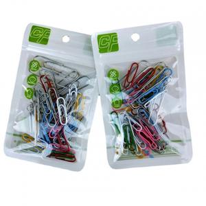 Clips de papier colorés en sachets, clips de papier créatifs pour étudiants/bureaux, porte-documents/factures, sachets auto-adhésifs, fournitures de bureau. - Product Image 5