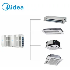 Midea brand hvac heating and cooling 52hp outdoor units DC Fan motors Industrial Vrf Air Conditioner System for Retail Stores