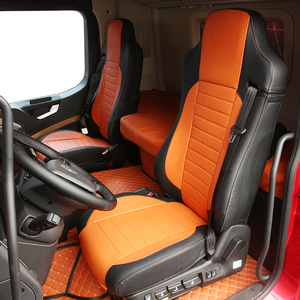 Housse de siège de camion sport GANE sur mesure, entièrement enveloppante, en cuir, résistante à l'usure, anti-salissure, toutes saisons, 7 pièces, <span class=keywords><strong>Volvo</strong></span> - Product Image 3