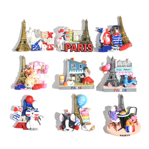 Imán de Resina Personalizado con Diseño Parisino, Hecho a Mano, Ecológico y Personalizable, Recuerdo de Moda Parisina - Product Image 3