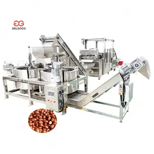 Good Performance Peanut Frying Machine Fried French Fries Nut Groundnut Peanut Production Line