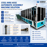 XUNNUO Tuyau flexible sur mesure à assemblage automatique pour machine avec moteur à commande PLC, garantie 1 an