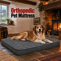 Lit orthopédique pour chien et chat, taille XL, rembourré en éponge, matelas anti-anxiété, coussin chaud pour grands chiens