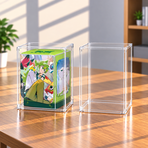 Boîte de présentation en acrylique personnalisée pour cartes à collectionner Pokémon Charizard, étui de rangement étanche, anti-poussière, protection UV, aimant N52 - Product Image 3