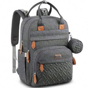 Mochila pañalera de muestra gratuita - Pañalera multifuncional impermeable, bolso de viaje para bebé con cambiador, para carriola - Product Image 1