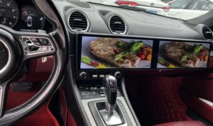 شاشة عرض تفاعلية مزدوجة مقاس 12.3 بوصة لسيارات بورش 718 موديلات 2016-2023، نظام أندرويد مع كاربلاي ونظام تحديد المواقع ووسائط متعددة ومعالج إشارات رقمي للوحة القيادة - Product Image 5